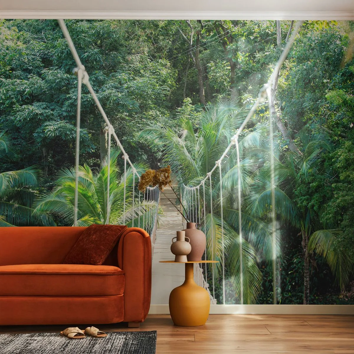 Fototapet Premium Sand - Welcome to the jungle! - Landskap, Djungel, Honduras - 100x70 cm