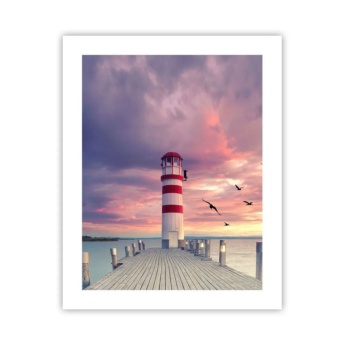 Affisch - Dags att bege sig till hamnen - 40x50 cm