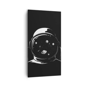 Canvastavla - Bild på duk - Fin utsikt - 55x100 cm