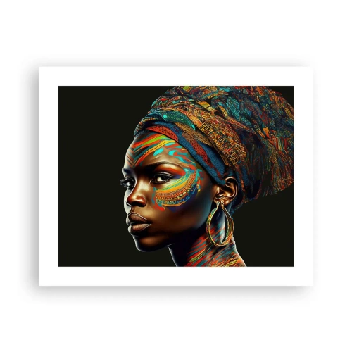 Affisch - Afrikansk drottning - 50x40 cm