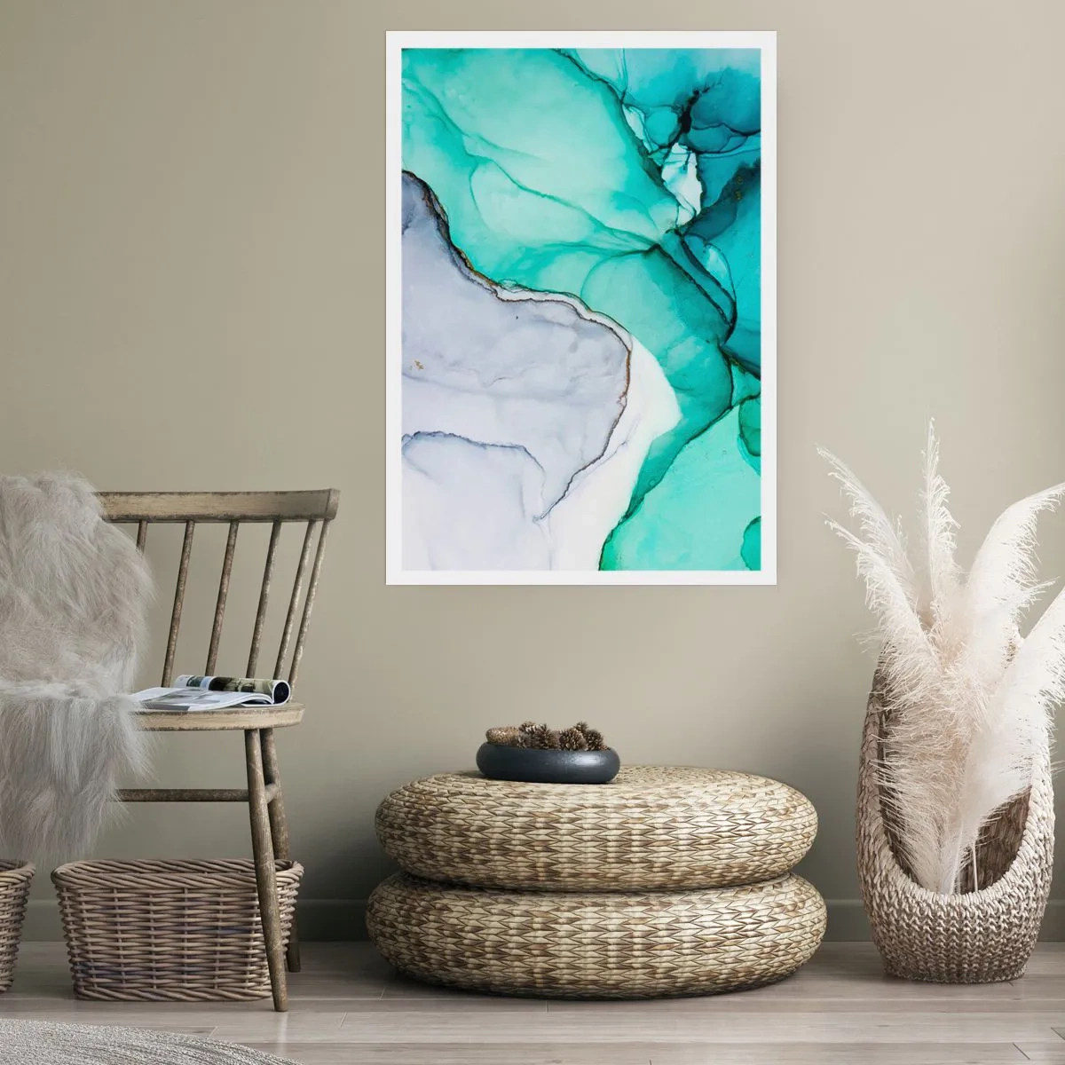 Affisch - En studie i turkos - 61x91 cm