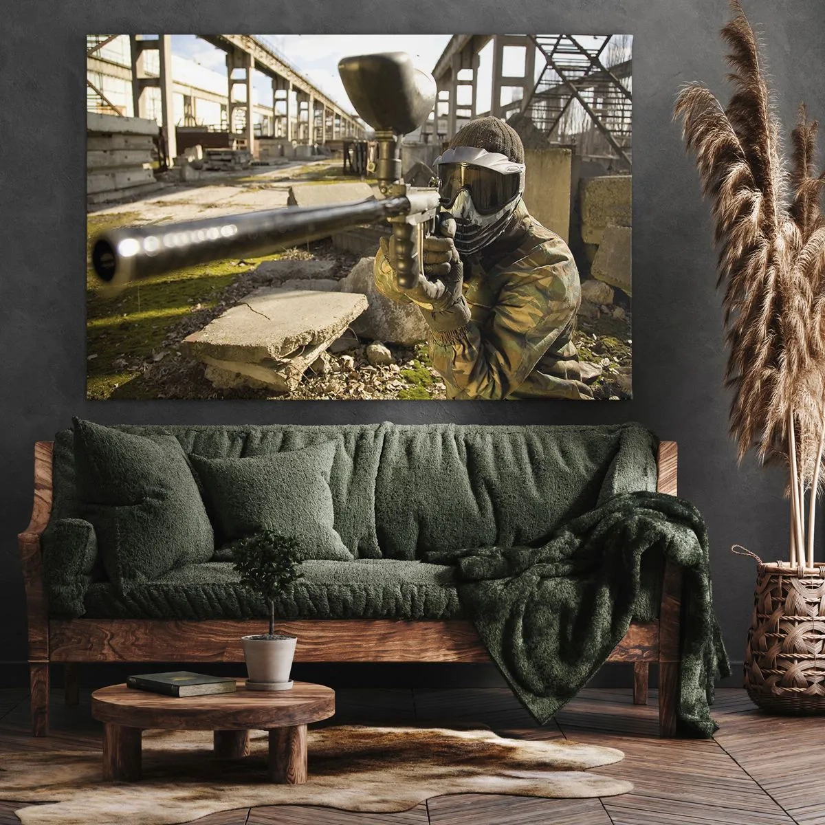 Canvastavla - Bild på duk - Du kan också bli hjälte - 120x80 cm