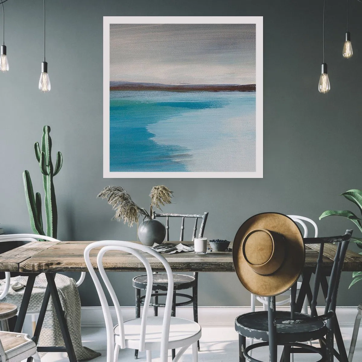 Affisch - Horisontellt landskap - 40x40 cm