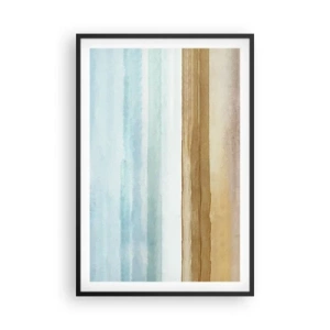 Affisch i svart ram - Svalkande - 61x91 cm