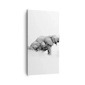 Canvastavla - Bild på duk - Ett, två, tre - 65x120 cm