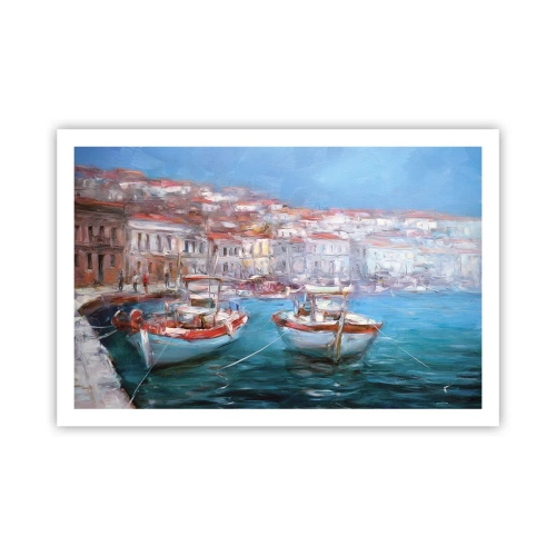 Affisch - Italiensk vik - 91x61 cm