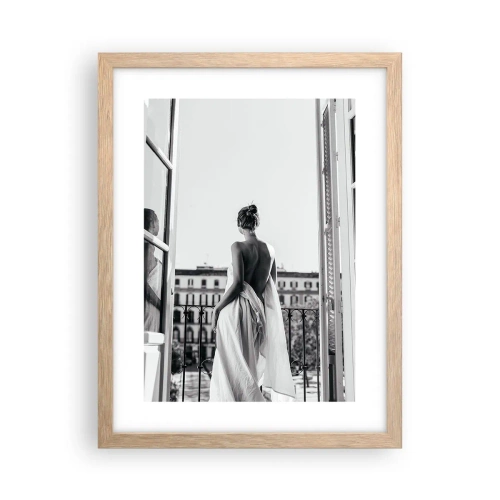 Affisch i ram av ljusek - Sinnen vaknar - 30x40 cm