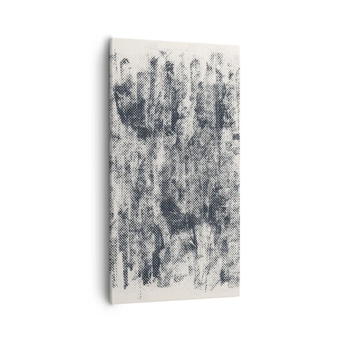 Canvastavla - Bild på duk - Dimmig komposition - 55x100 cm
