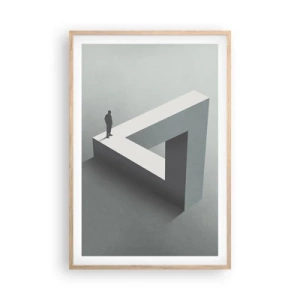 Affisch i ram av ljusek - Och ändå möjligt - 61x91 cm