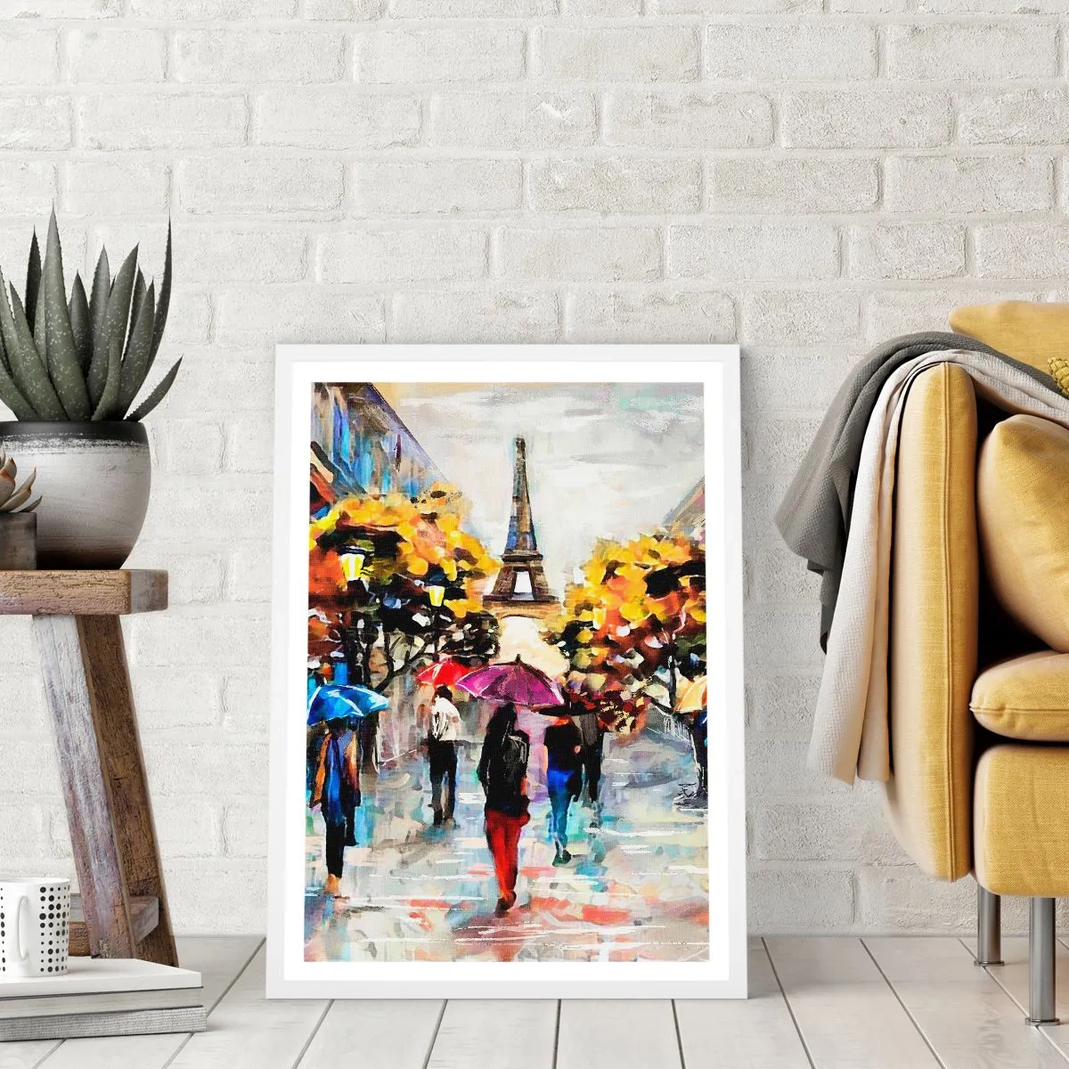 Affisch i vit ram - Särskilt vacker på hösten - 50x70 cm