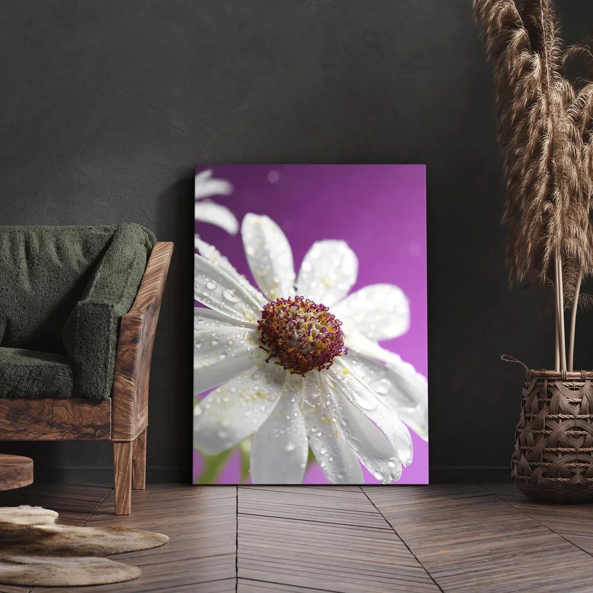 Canvastavla - Bild på duk - Sparsam i sin skönhet - 45x80 cm