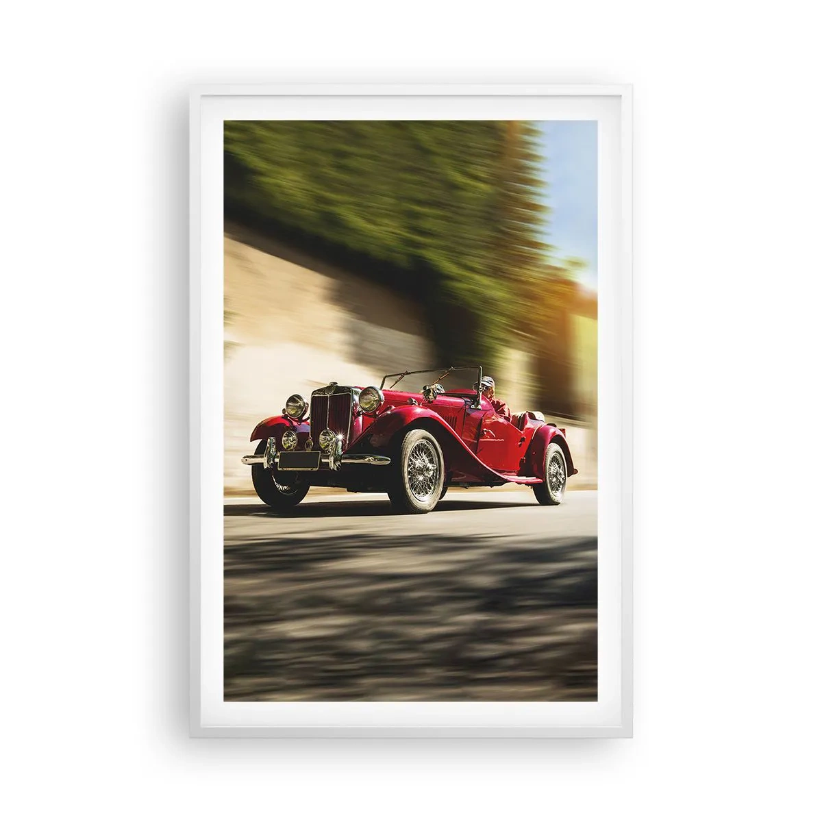 Affisch i vit ram - Vackrare än Nike från Samothrakis - 61x91 cm