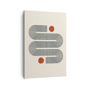 Canvastavla - Bild på duk - från början till slutet - 70x100 cm