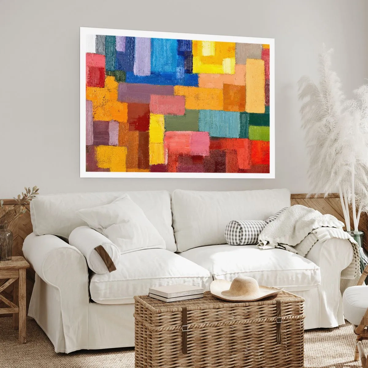 Affisch - Alla olika, alla färgglada - 100x70 cm