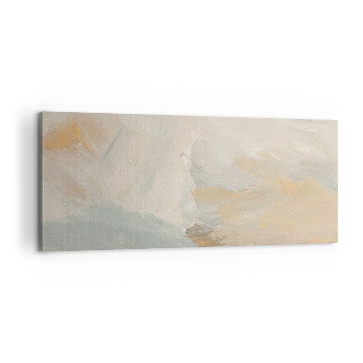 Canvastavla - Bild på duk - Abstraktion - ett land av mildhet - 100x40 cm
