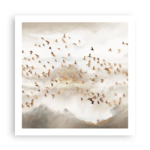 Affisch - Det är dags... - 60x60 cm