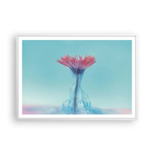 Affisch i vit ram - I upplivande famn - 100x70 cm