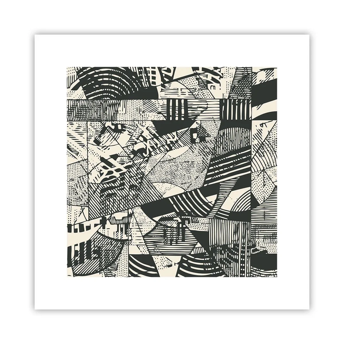 Affisch - Nutidens dynamik - 30x30 cm