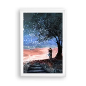 Affisch i vit ram - Stjärnig spektakel - 61x91 cm