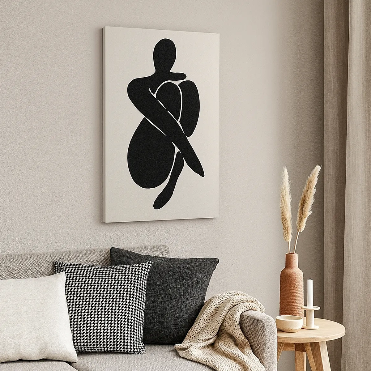 Canvastavla - Bild på duk - I min egen famn - 50x70 cm