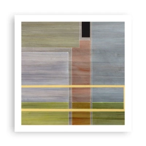 Affisch - Rakt och lugnt - 60x60 cm
