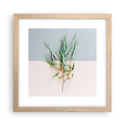 Affisch i ram av ljusek - Pastellens subtilitet - 30x30 cm