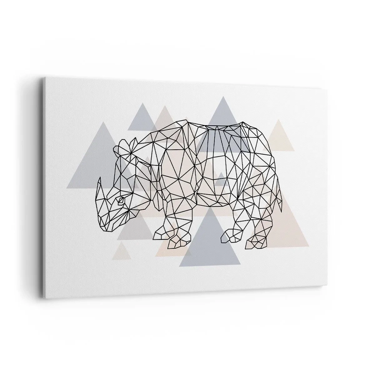 Canvastavla - Bild på duk - Kraftens struktur - 120x80 cm