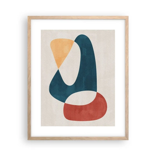 Affisch i ram av ljusek - Influenser och metamorfoser - 40x50 cm