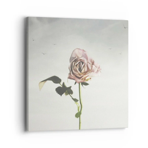 Canvastavla - Bild på duk - Vårens välkomst - 40x40 cm