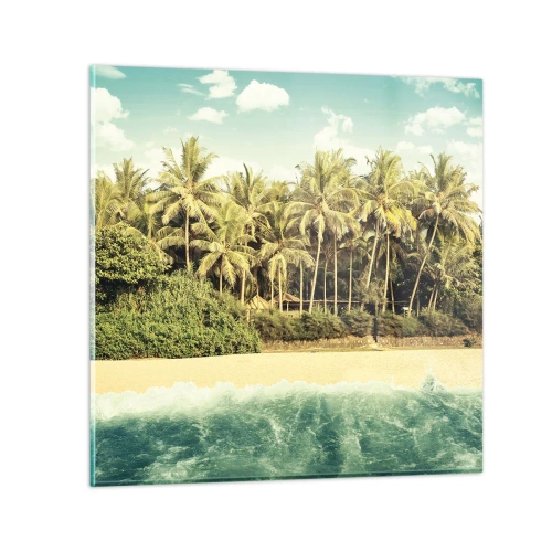 Glastavla - Bild på glas - Kanske här? - 30x30 cm