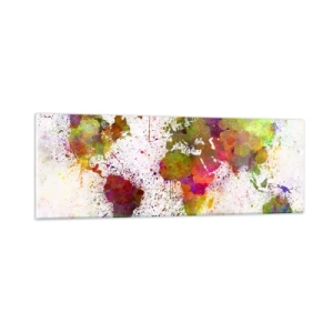 Glastavla - Bild på glas - Det blev bara så - 90x30 cm