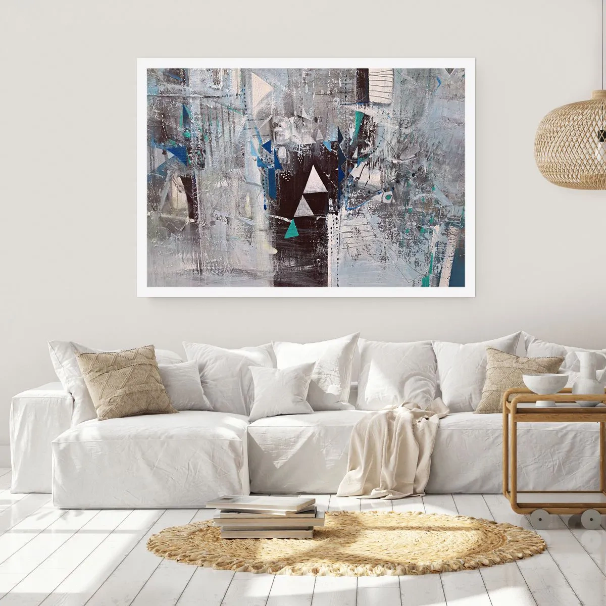 Affisch - Trianglarnas överordnade ordning - 100x70 cm