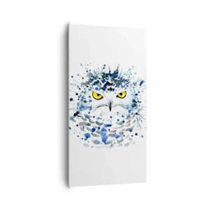 Canvastavla - Bild på duk - Rakt in i ögonen - 65x120 cm