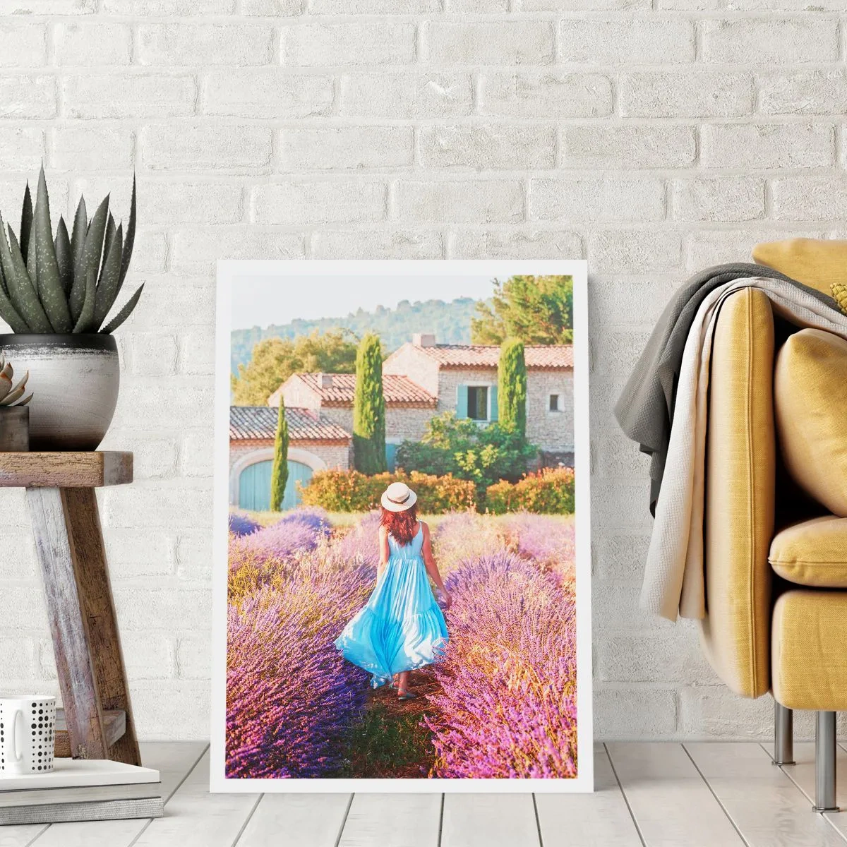 Affisch - Lavendelflicka - 61x91 cm