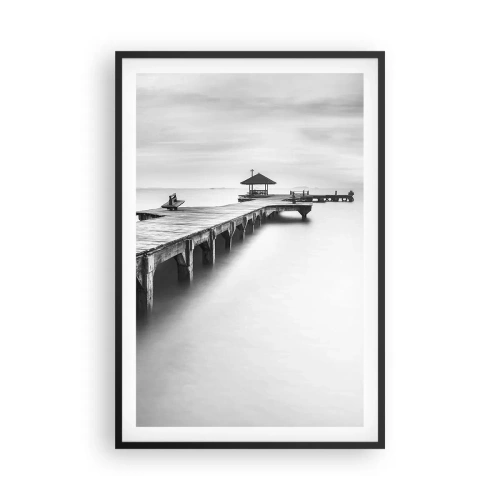 Affisch i svart ram - Ut i det oändliga - 61x91 cm