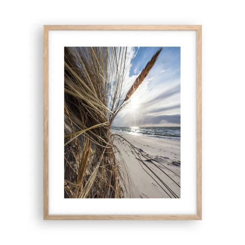 Affisch i ram av ljusek - Elementens möte - 40x50 cm