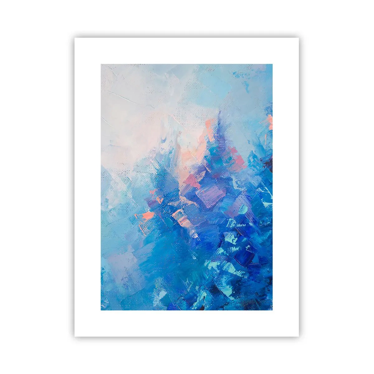 Affisch - Vinterabstraktion - 30x40 cm