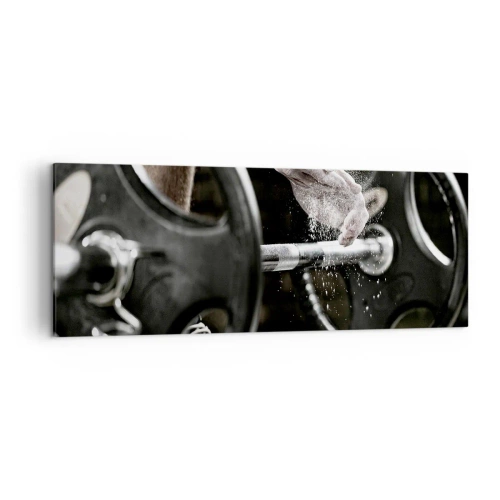 Canvastavla - Bild på duk - Utmaningen accepterad! - 140x50 cm