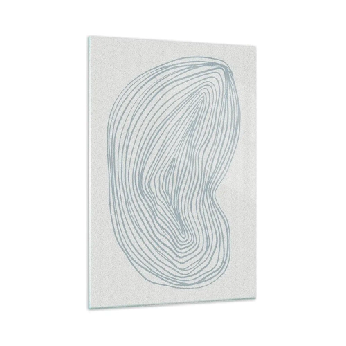 Glastavla - Bild på glas - Droppens leende - 80x120 cm