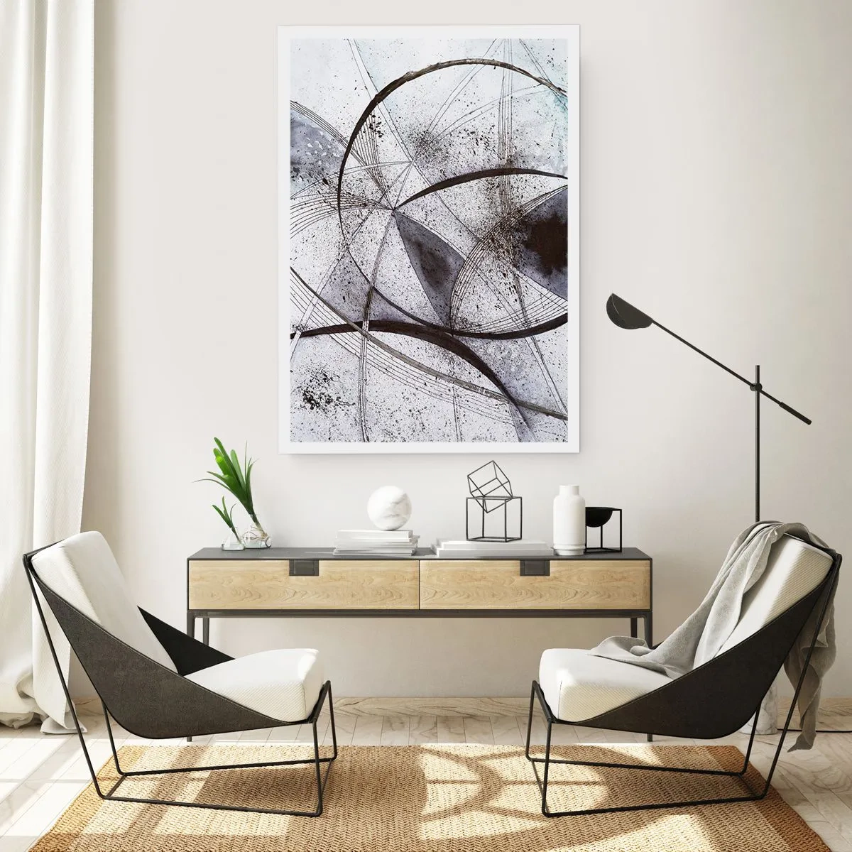 Affisch - Futuristisk fantasi - 70x100 cm