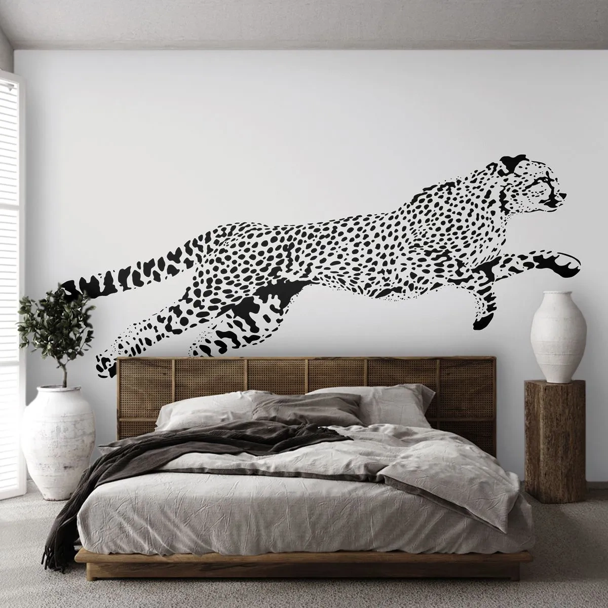 Fototapet Standard Eco - Snabbast på jorden - Djur, Gepard, Vild katt - 200x140 cm