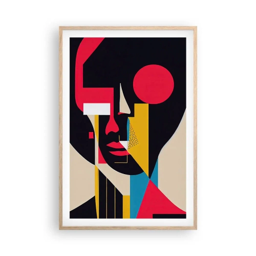 Affisch i ram av ljusek - Hennes inre värld - 61x91 cm