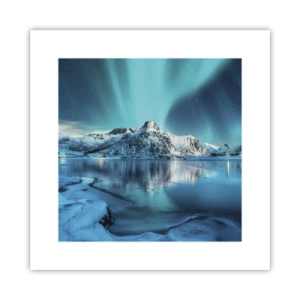 Affisch - Ljusets natt - 30x30 cm