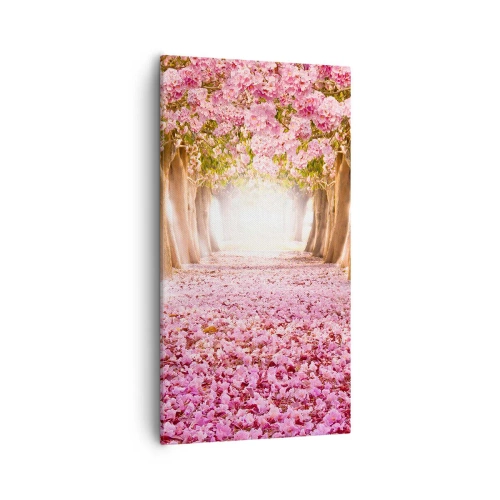 Canvastavla - Bild på duk - Vägen till paradiset - 55x100 cm