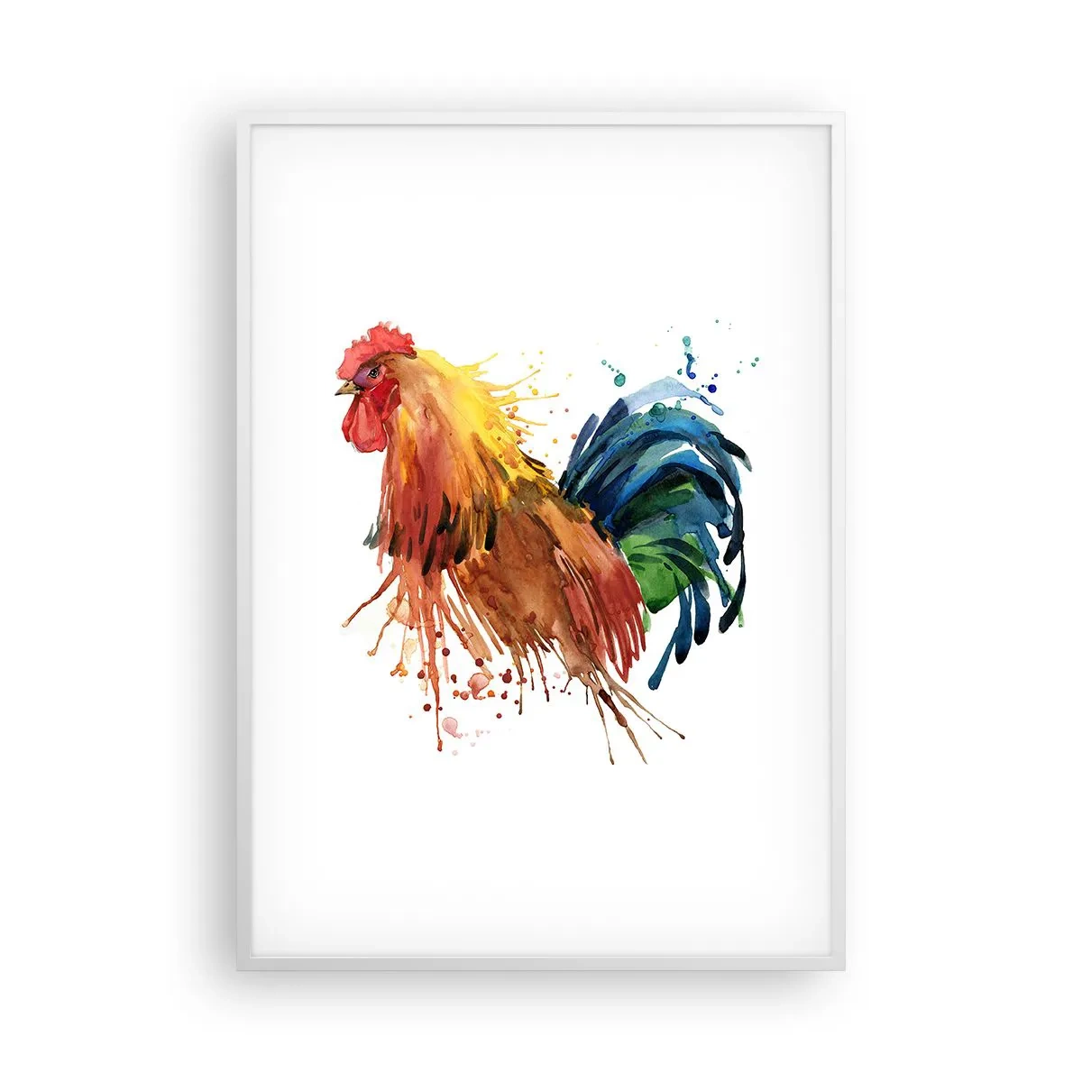 Affisch i vit ram - Kungliga kläder, kunglig stolthet - 70x100 cm