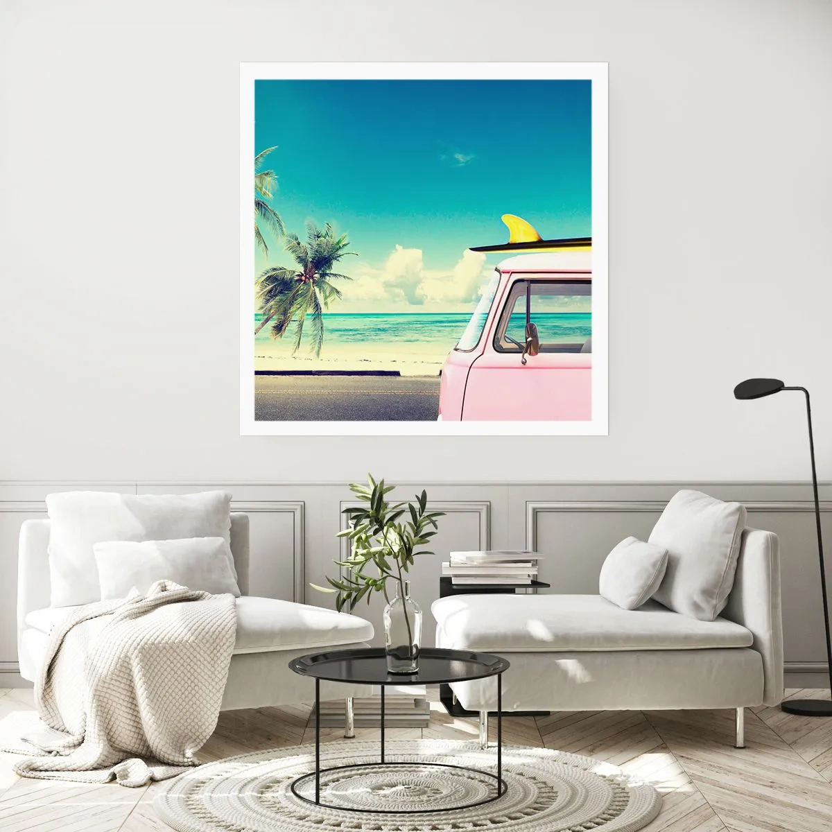 Affisch - Dags att börja semester - 40x40 cm