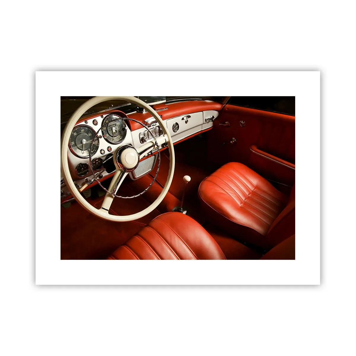 Affisch - Lyx i vintage stil - 40x30 cm