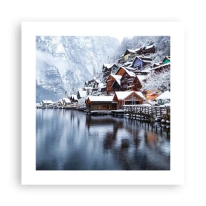 Affisch - I vinterns dräkt - 40x40 cm