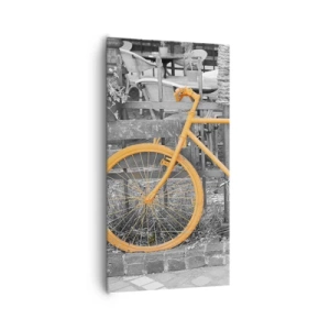 Canvastavla - Bild på duk - Gå, jag väntar här - 65x120 cm