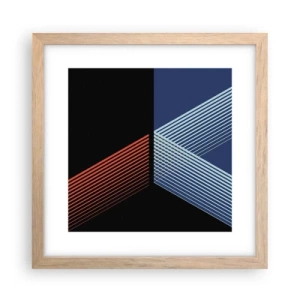 Affisch i ram av ljusek - Enkel historia - 30x30 cm
